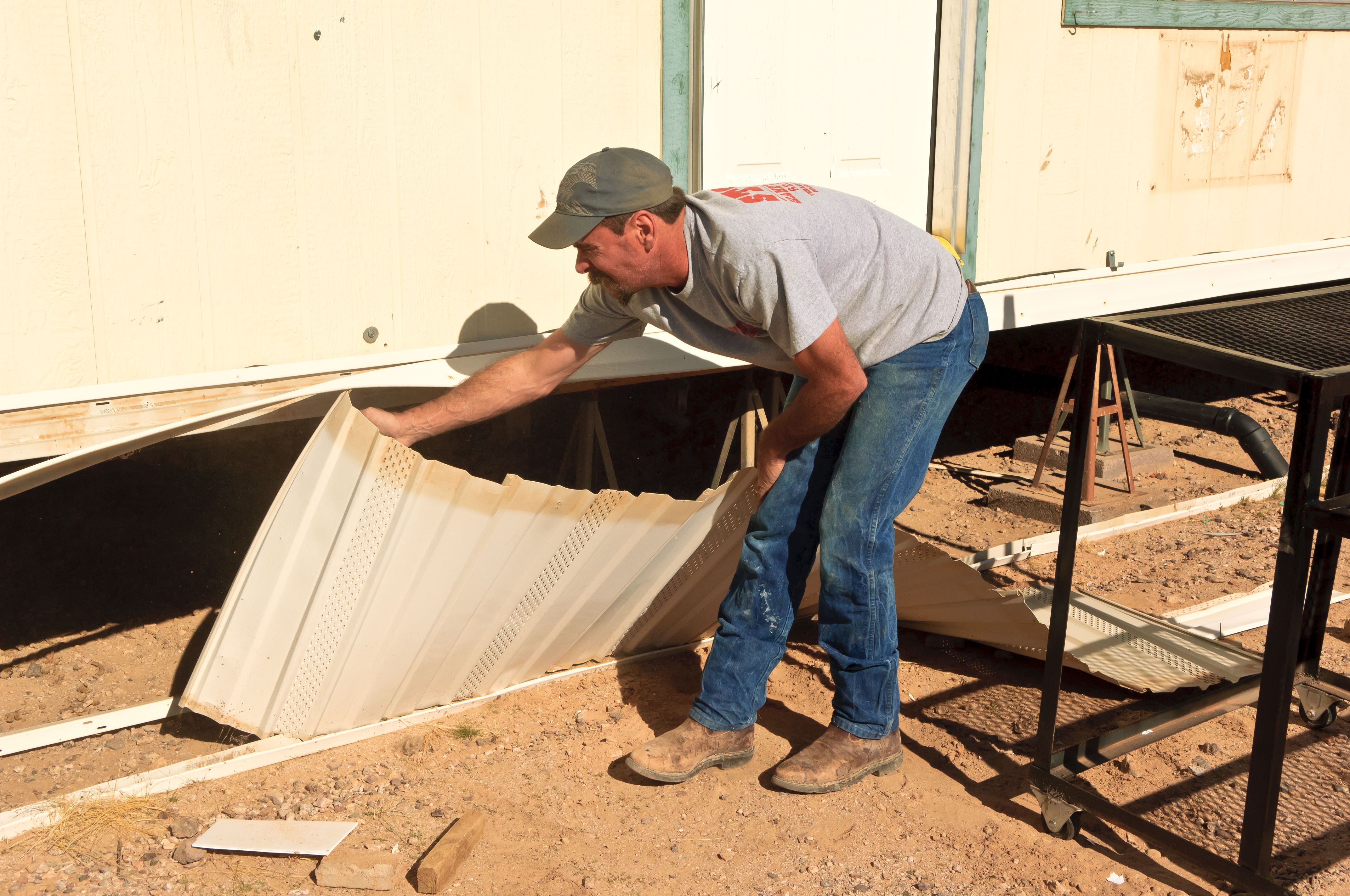 Mobile home installation anchors and parts